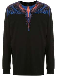 MARCELO BURLON COUNTY OF MILAN футболка Wings с длинными рукавами