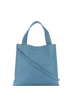 Orciani soft logo plaque tote bag