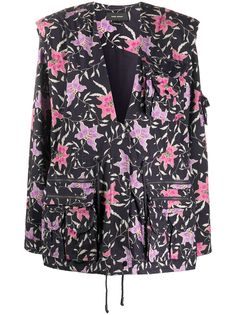 Isabel Marant куртка с цветочным принтом