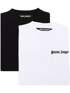 Palm Angels set of two logo-print T-shirts