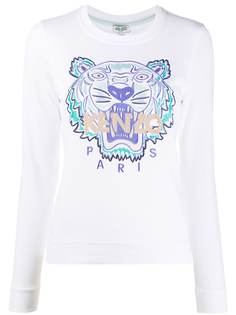 Kenzo джемпер с вышивкой Tiger