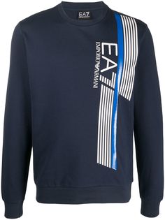 Ea7 Emporio Armani logo-print sweatshirt