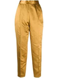 Christian Dior metallic cigarette trousers