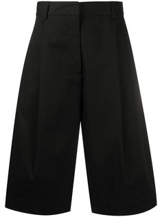 Brag-wette cropped culotte trousers