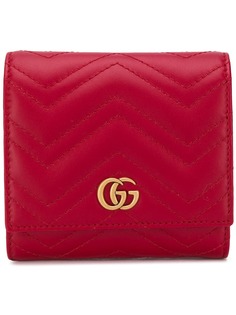 Gucci маленький стеганый кошелек с логотипом GG