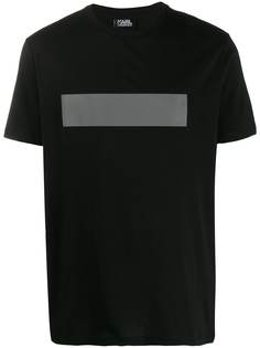 Karl Lagerfeld футболка с контрастной полоской