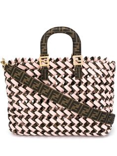 Fendi сумка-тоут с логотипом FF