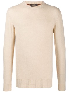 Loro Piana кашемировый джемпер с круглым вырезом