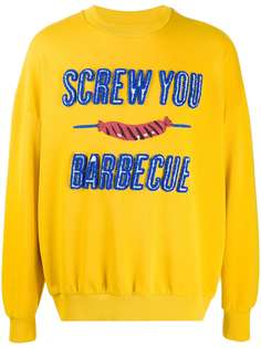 Henrik Vibskov Barbecue patch organic-cotton sweatshirt