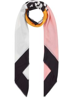 Burberry большой платок с логотипом
