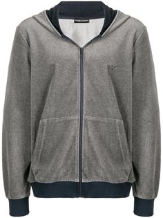 Emporio Armani толстовка на молнии с капюшоном