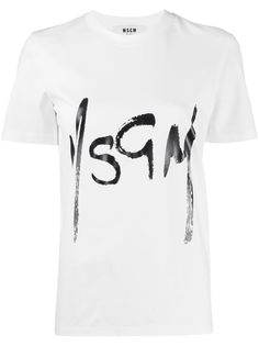 MSGM футболка с логотипом