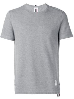 Thom Browne футболка с контрастной полосой на спине