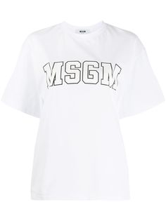 MSGM футболка с логотипом