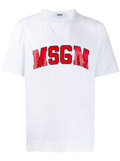 MSGM футболка с логотипом
