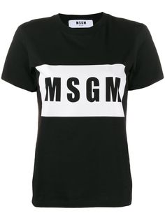 MSGM футболка с логотипом