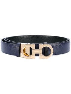 Salvatore Ferragamo двухсторонний ремень Gancio