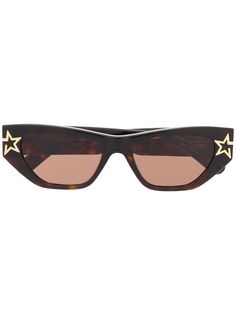 Stella McCartney Eyewear солнцезащитные очки в оправе черепаховой расцветки