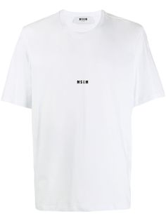 MSGM футболка с логотипом