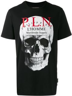 Philipp Plein футболка с принтом Skull