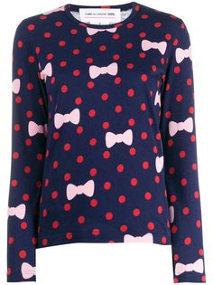 Comme Des Garçons Girl свитер в горох