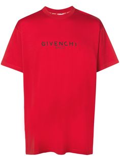 Givenchy футболка с принтом логотипа