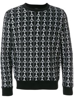 MARCELO BURLON COUNTY OF MILAN толстовка с вырезом под горло и узором из логотипов Kappa