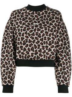 MSGM толстовка с леопардовым принтом