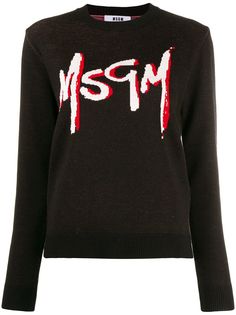 MSGM джемпер с логотипом