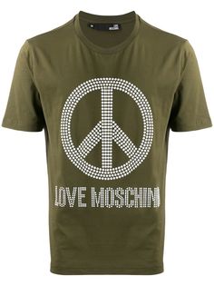 Love Moschino футболка Peace and Love