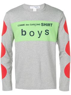Comme Des Garçons Shirt Boys футболка с длинными рукавами и логотипом