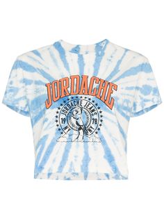 Jordache укороченная футболка с принтом тай-дай