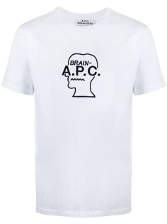 A.P.C. футболка из коллаборации с Brain Dead