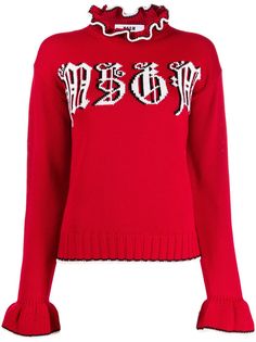 MSGM толстовка с оборками