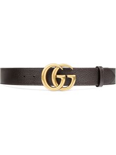 Gucci кожаный ремень с пряжкой Double G