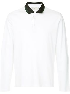 Cerruti 1881 satin collar polo shirt