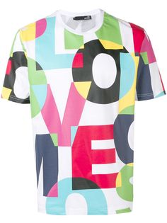 Love Moschino футболка с графическим принтом