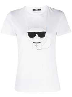 Karl Lagerfeld футболка Ikonik Choupette