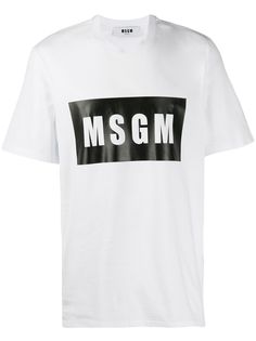 MSGM футболка с логотипом