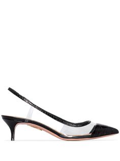 Aquazzura туфли Temptation 45 с ремешком на пятке