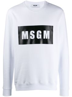 MSGM толстовка с контрастным логотипом