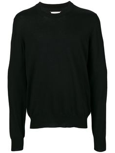 Maison Margiela классический свитер с круглым вырезом