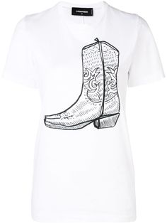 Dsquared2 футболка с принтом Boot