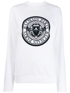Balmain толстовка с логотипом Medallion