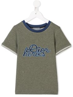 Baby Dior embroidered detail T-shirt