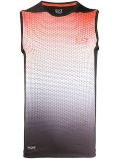 Ea7 Emporio Armani топ без рукавов с эффектом градиента