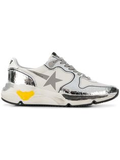 Golden Goose кроссовки с панелями с металлическим отблеском