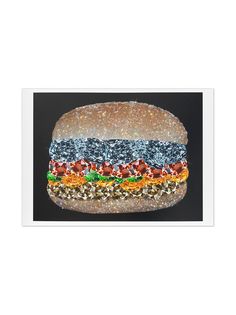 Browns X Sara Shakeel постер Crystal Burger A4