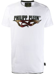 Philipp Plein футболка Flame с круглым вырезом