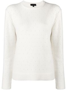 Cashmere In Love cashmere perforated pattern jumper